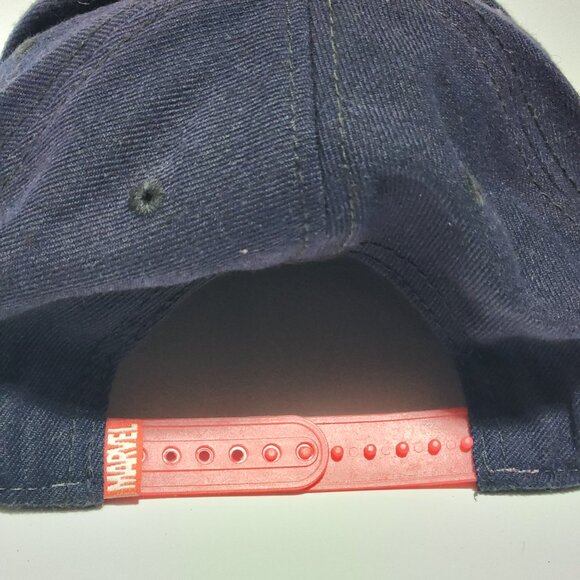 Official Marvel Miles Morales Spider-Man Snapback Hat – Navy Blue/Red/White - Picture 4 of 5